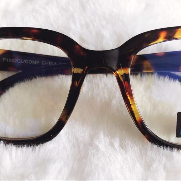 Bella Brown Pattern Computer Blue Light Glasses - Picture 4 of 12